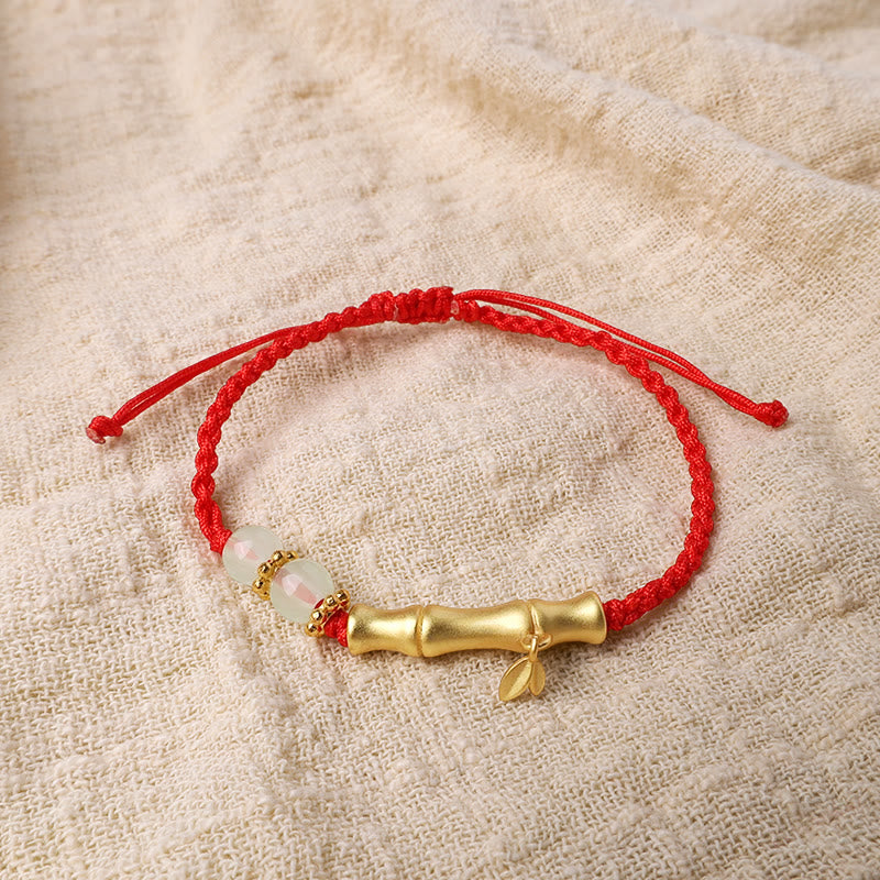 KarmaRipple's Bamboo Design Fortune Strength Woven Bracelet p5