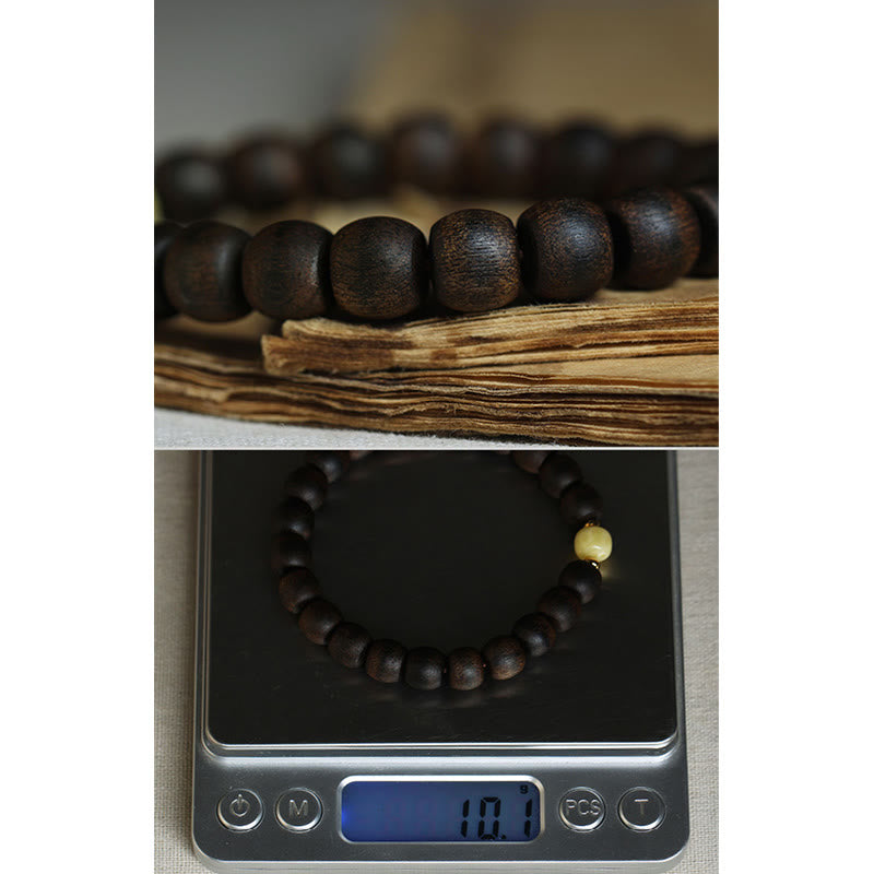 KarmaRipple's Rare Brunei Agarwood Amber Balance Peace Calm Bracelet p16
