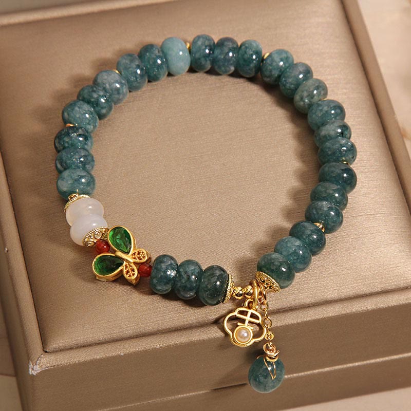 KarmaRipple's Jade Ivory Agate Butterfly Abacus Beadwork Abundance Bracelet p6