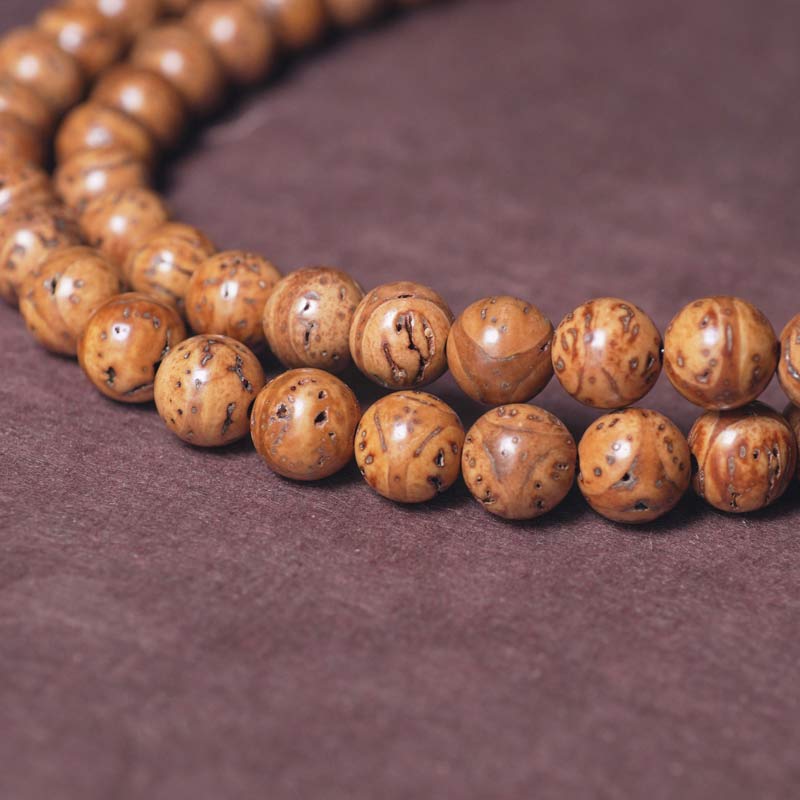 KarmaRipple's 108 Mala Beadwork Bodhi Seed Wisdom Peace Tassel Bracelet p7