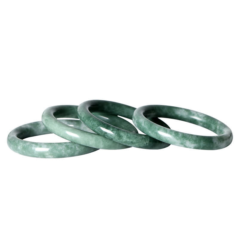 KarmaRipple's Authentic Jade Fortune Abundance Bangle Bracelet p11