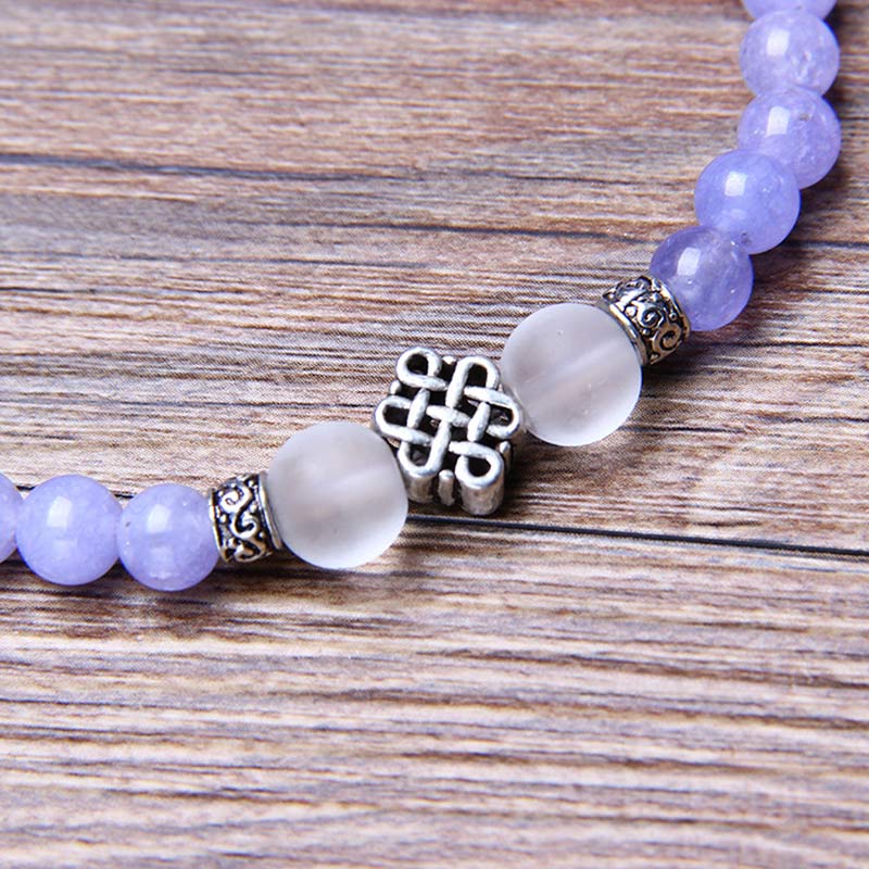 KarmaRipple's Purple Jasper Bead Strength Bracelet Mala p9