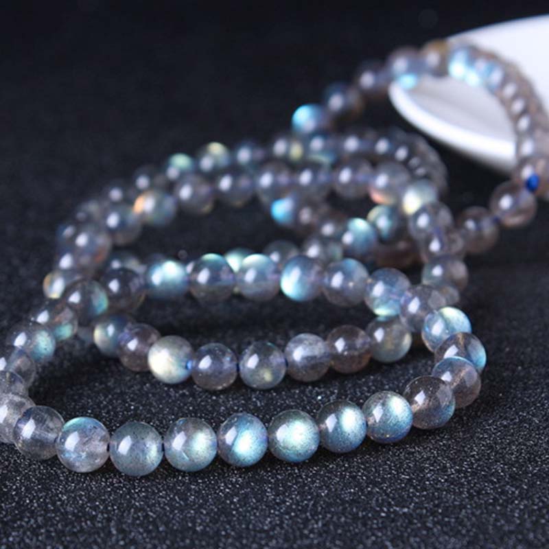 KarmaRipple's Authentic Moonstone Balancing Beadwork Bracelet p13