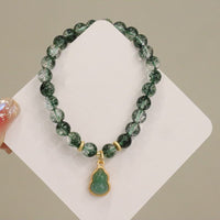 KarmaRipple's Authentic Green Phantom Confidence Gourd Buddha Talisman Bracelet
