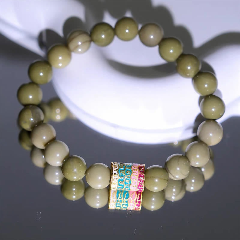 KarmaRipple's Authentic Alashan Agate Encourage Bracelet p8