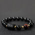 10mm / Black Obsidian&Red Tiger Eye