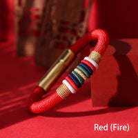 KarmaRipple's Tibetan Handmade Colorful King Kong Weave Five Elements Fortune Braid String Bracelet