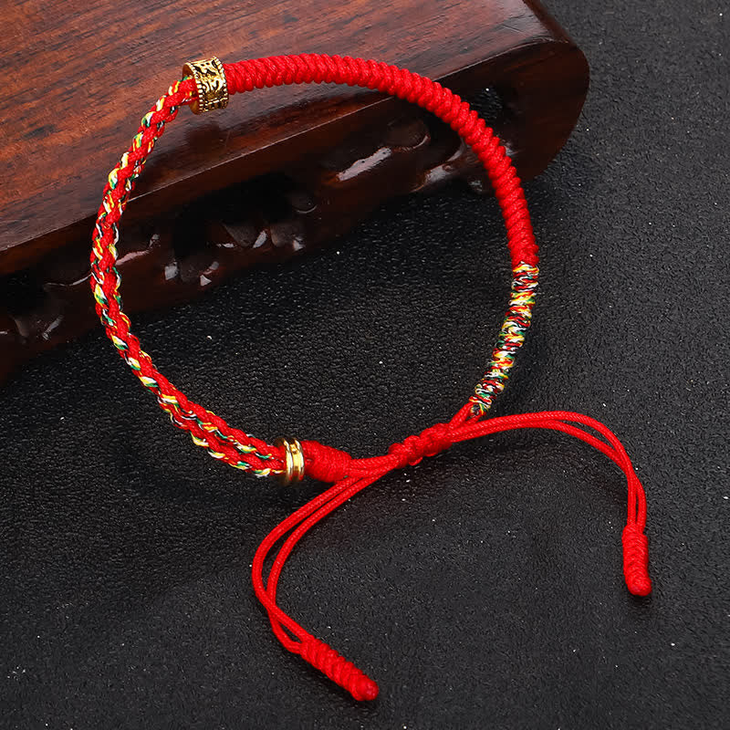 KarmaRipple's Om Mani Padme Hum Protection Fortune String Bracelet p8