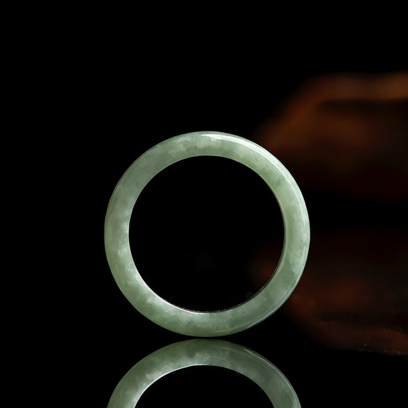 KarmaRipple's Authentic Jade Prosperity Abundance Ring p9