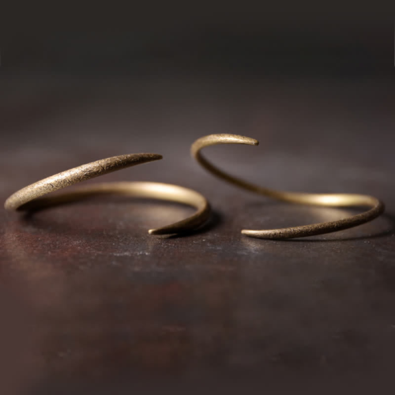 KarmaRipple's Simple Design Bronze Fortune Adjustable Cuff Bracelet p19