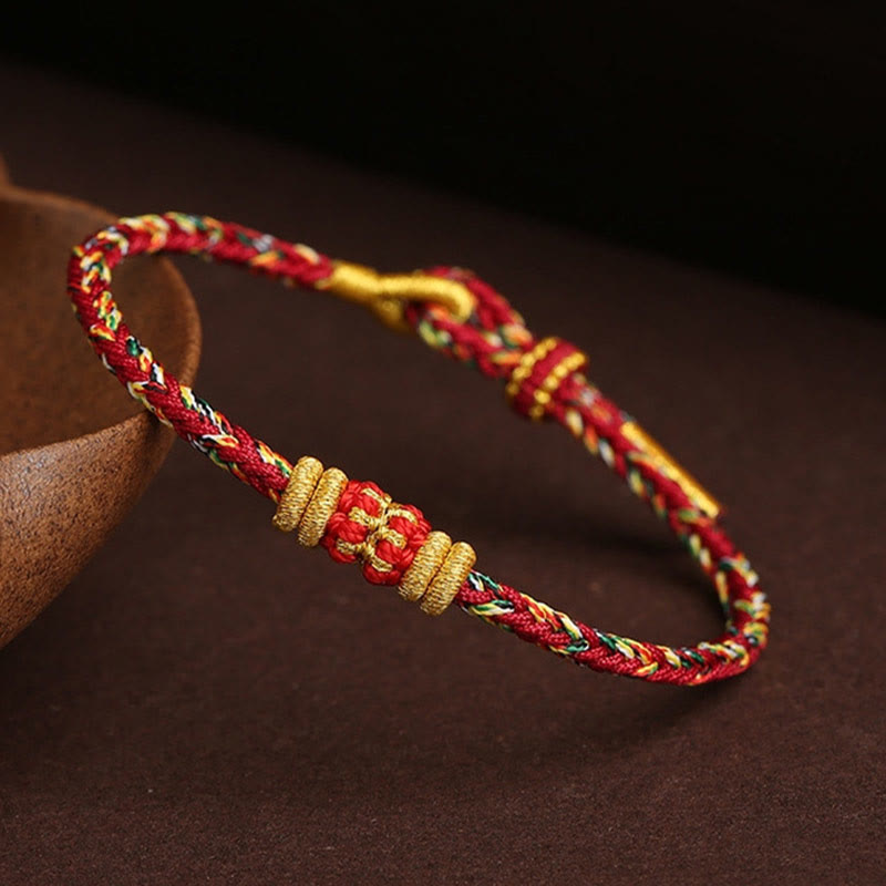 KarmaRipple's Handmade Colorful Rope King Kong Weave Woven Fortune Bracelet p14