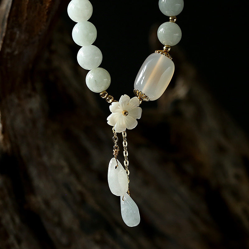 KarmaRipple's Authentic Ivory Jade Fortune Bracelet p4