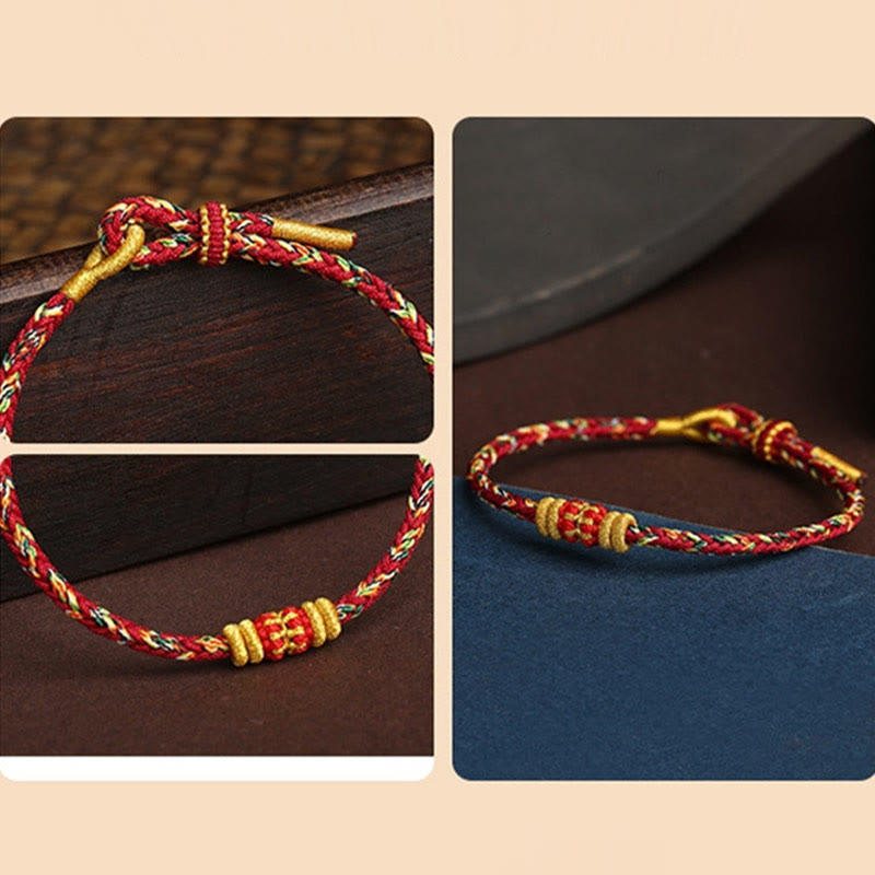 KarmaRipple's Handmade Colorful Rope King Kong Weave Woven Fortune Bracelet p16