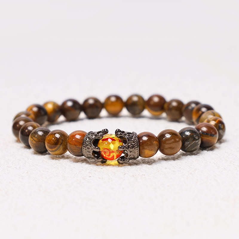 KarmaRipple's Authentic Stone King&Queen Crown Balancing Energy Beadwork Pair Bracelet p6