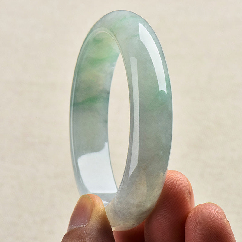 KarmaRipple's Authentic Jade Fortune Balancing Prosperity Bangle Bracelet p4