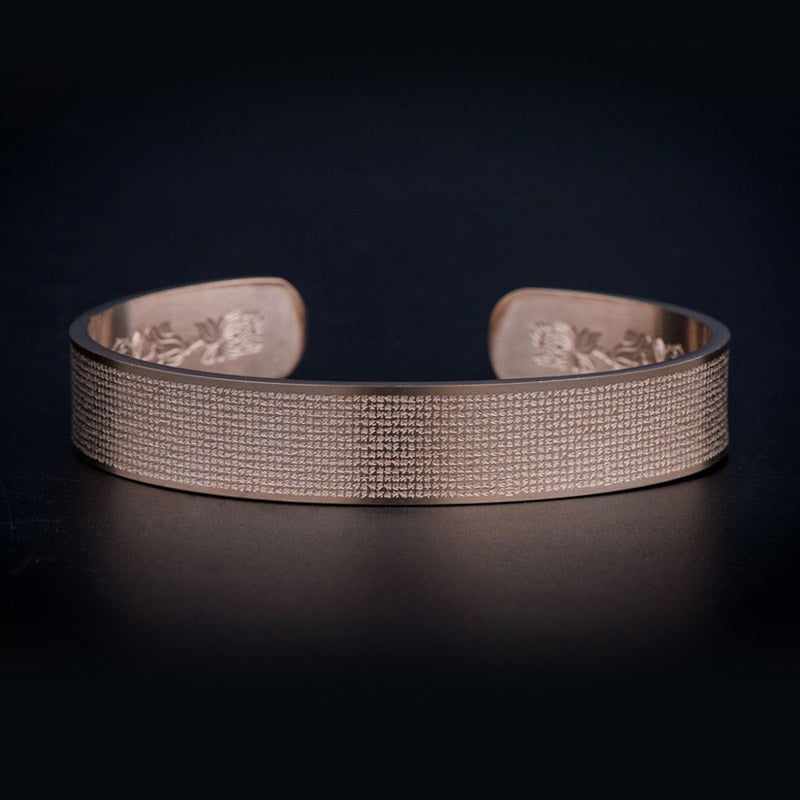 KarmaRipple's Shurangama Mantra Engraving Titanium Steel Blessing Bracelet p15