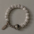 Yak Bone&Gold Sheen Obsidian / Inner Circumference 16cm fit for Wrist Circumference 15-15.5cm