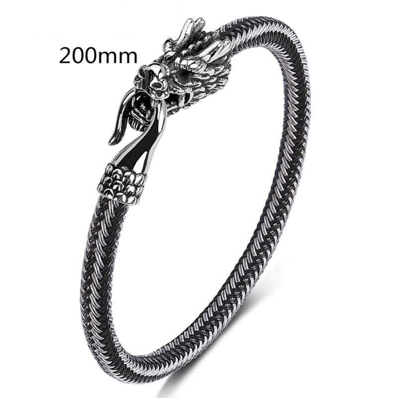 KarmaRipple's Dragon Titanium Steel Protection Fortune Bracelet p49