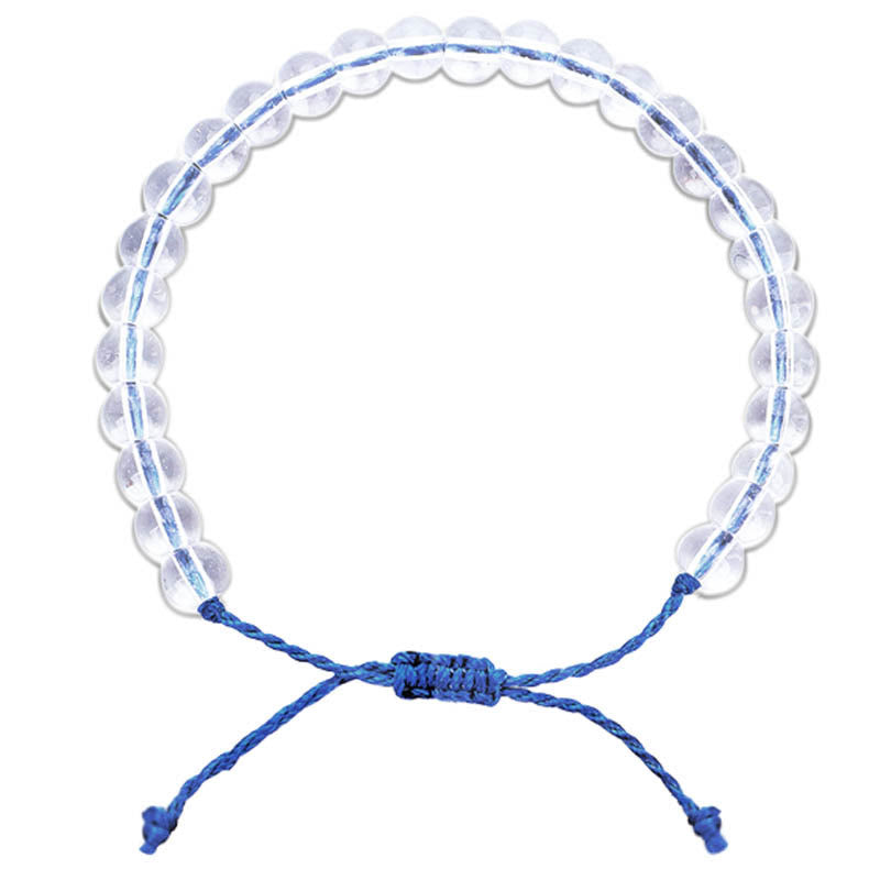 KarmaRipple's Handmade Glass Beadwork Woven String Adjustable Bracelet p1