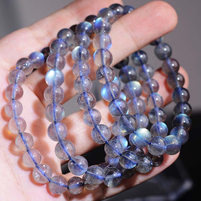 KarmaRipple's Authentic Moonstone Balancing Beadwork Bracelet p3