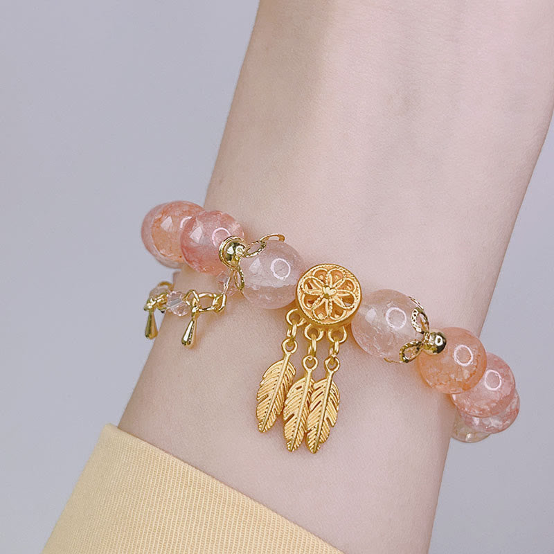 KarmaRipple's Glass Bead Dream Catcher Protection Talisman Bracelet p8