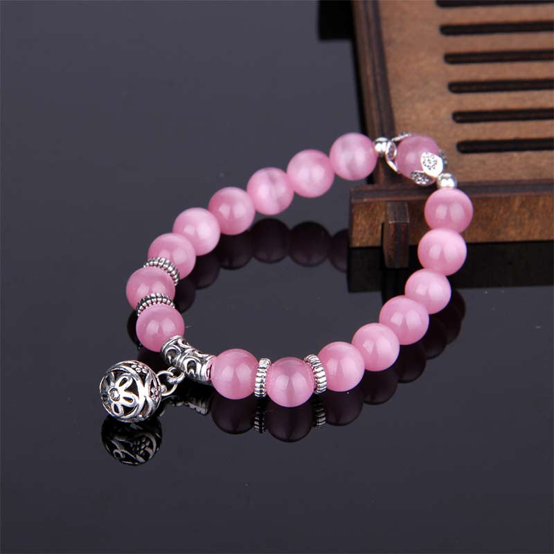 KarmaRipple's Tibetan Cat Eye Fortunate Bracelet p22