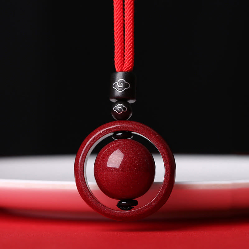 KarmaRipple's Cinnabar Om Mani Padme Hum PiXiu Blessing Fortunate Bead Pendant Necklace p34