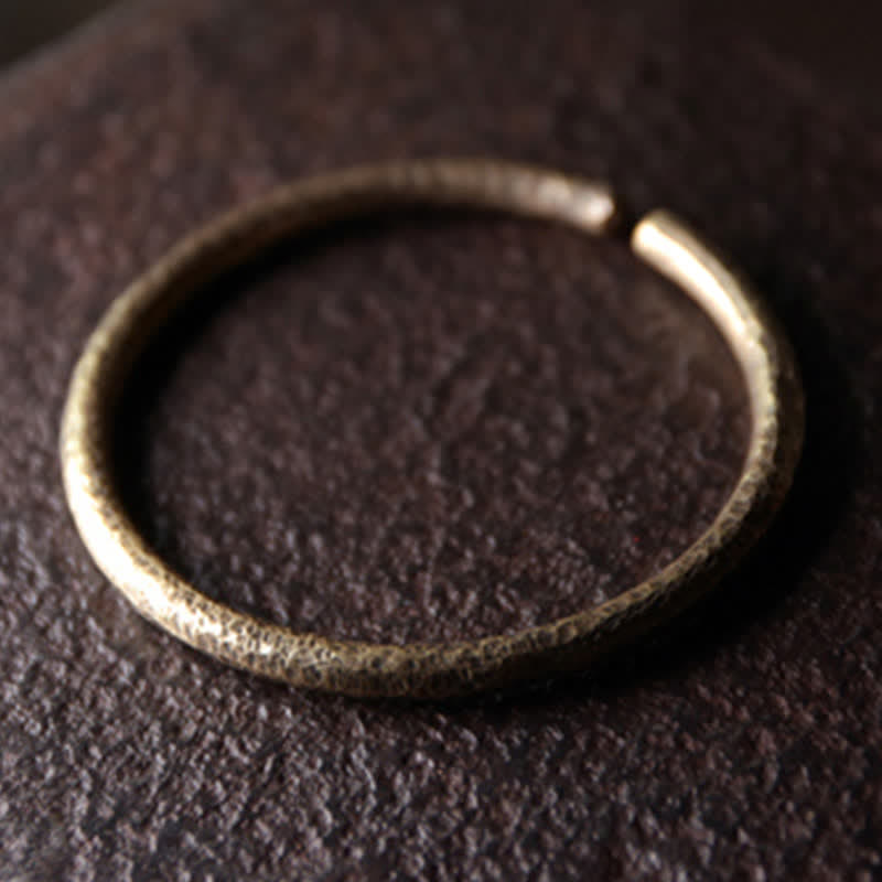 KarmaRipple's Rustic Design Bronze Balance Adjustable Cuff Bracelet p8