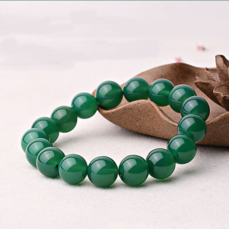 KarmaRipple's Authentic Green Agate Support Bracelet p2
