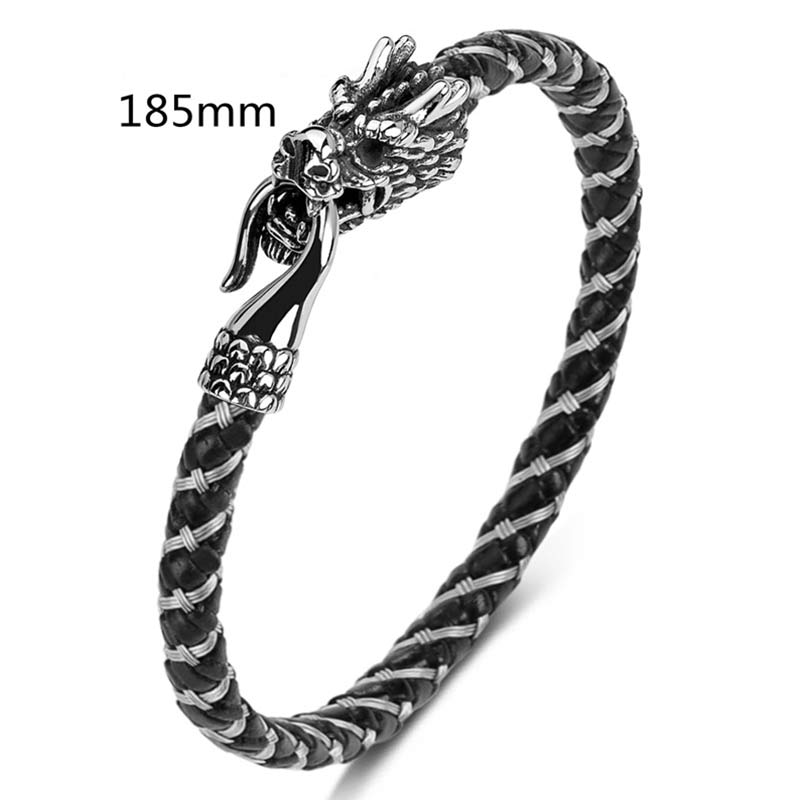 KarmaRipple's Dragon Titanium Steel Protection Fortune Bracelet p11