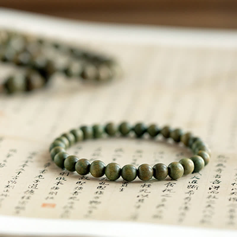 KarmaRipple's Tibetan Green Sandalwood Soothing Cure Bracelet p12
