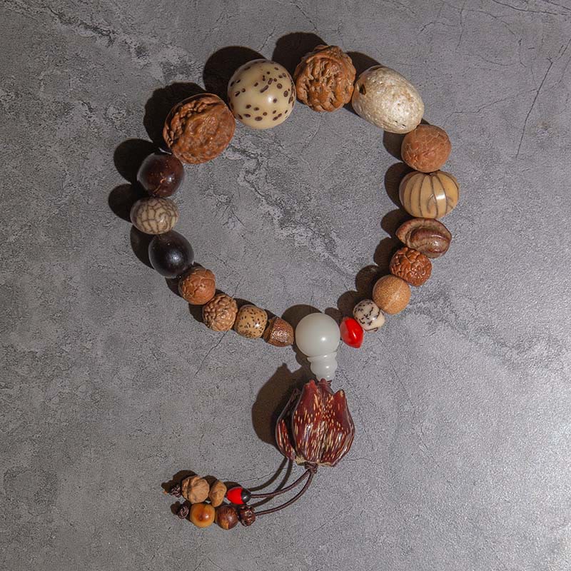 KarmaRipple's 108 Mala Beadwork Bodhi Seed Fortune Wealth Bracelet Wrist Mala p13