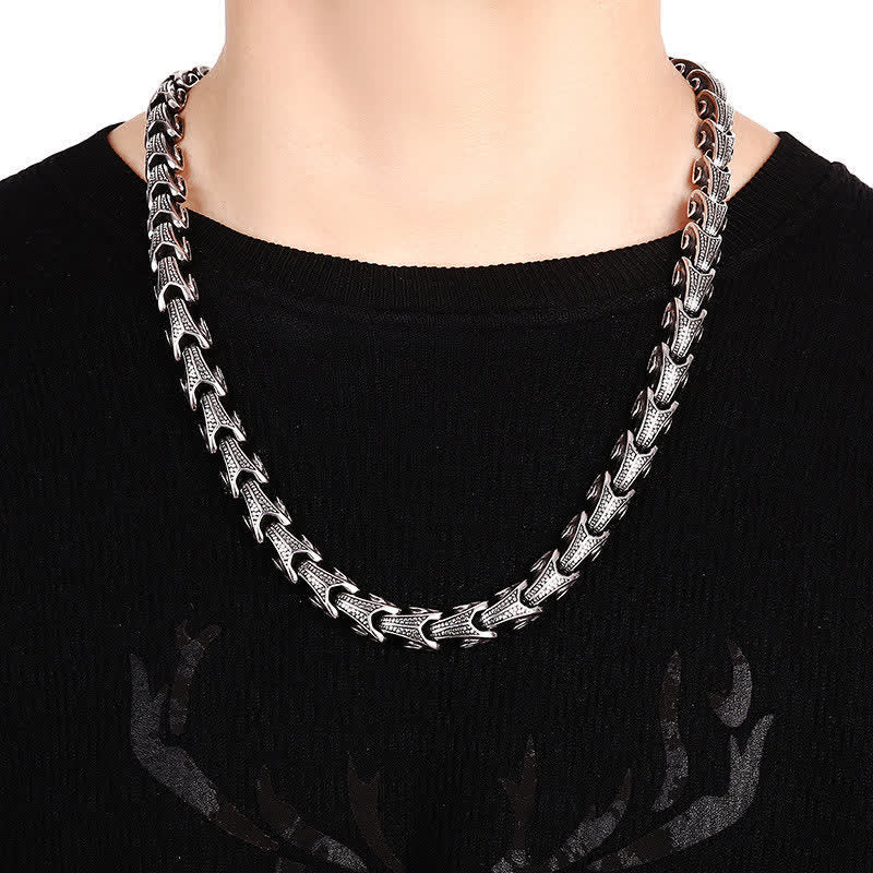 KarmaRipple's Dragon Pattern Titanium Steel Protection Pendant Necklace Bracelet p14