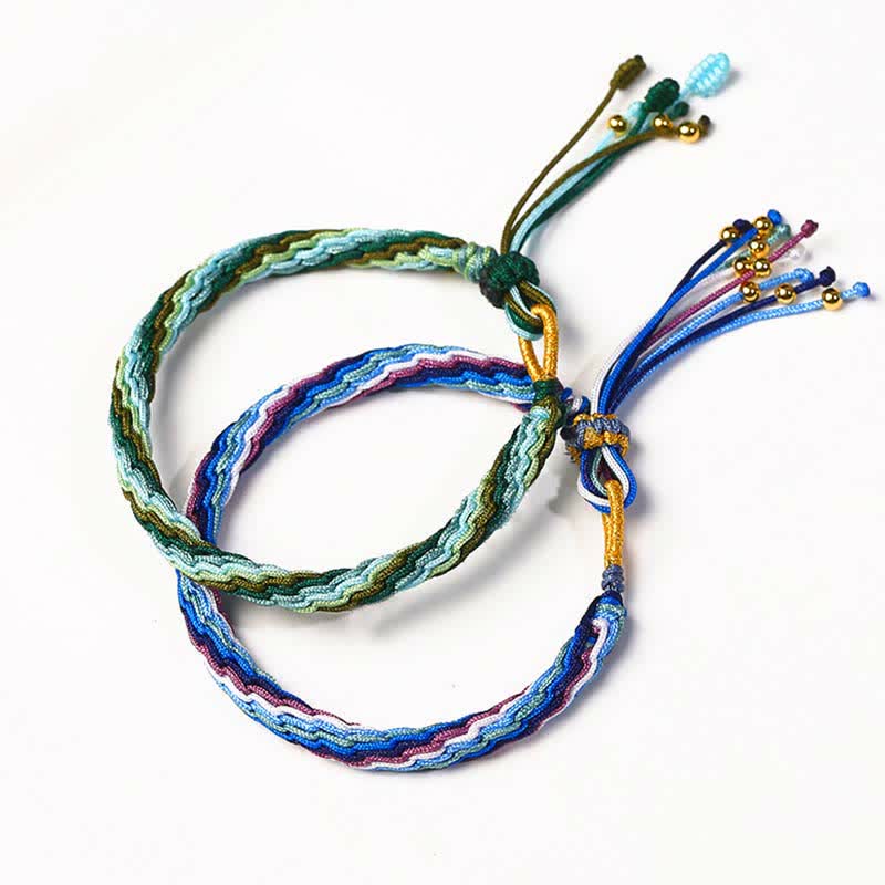 KarmaRipple's Reincarnation Weave Fortune String Protection Braid Bracelet p12