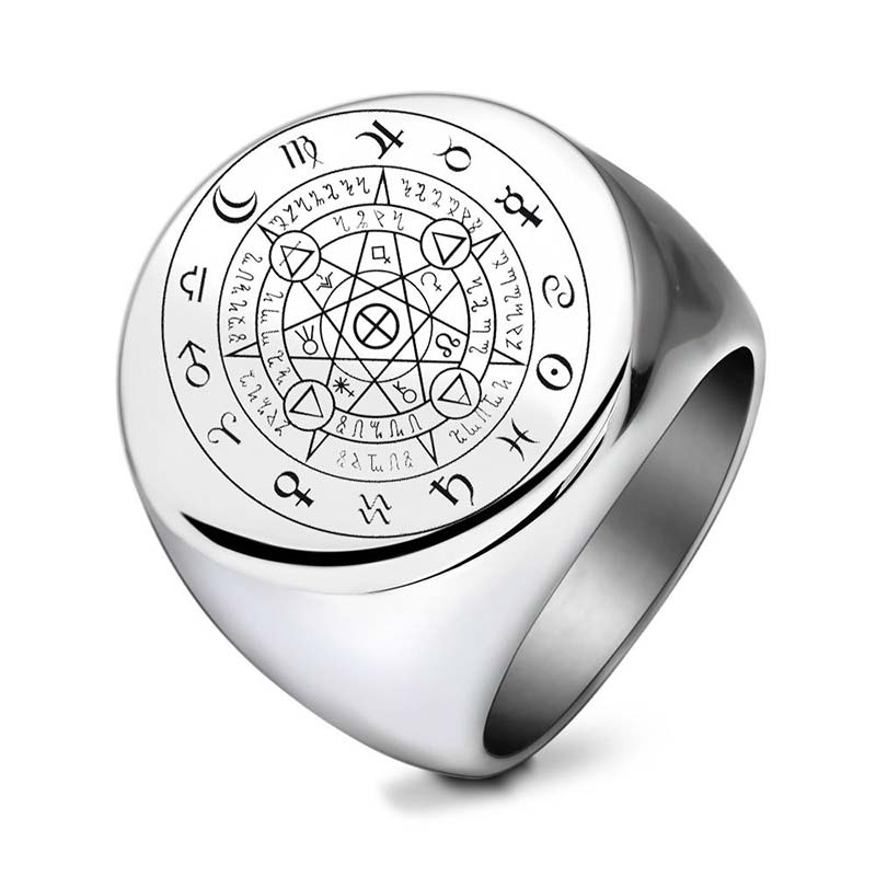 KarmaRipple's 12 Constellations of the Zodiac Protection Blessing Ring p24