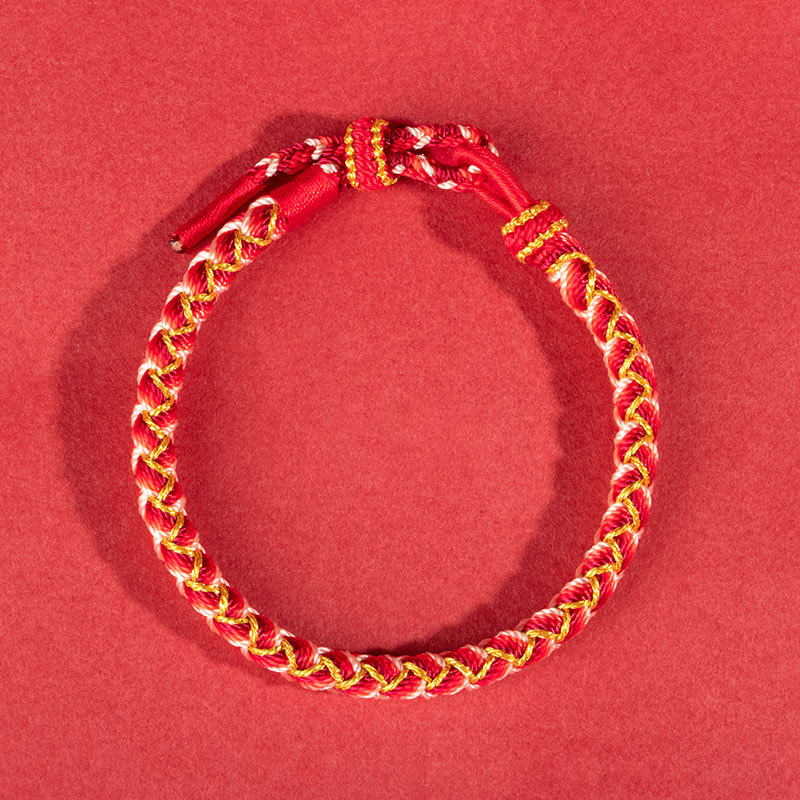 KarmaRipple's Handmade Year Of The Dragon Scale Protection Rope Bracelet p8