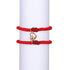 Red&Gold heart(Bracelet Size 16-27cm)