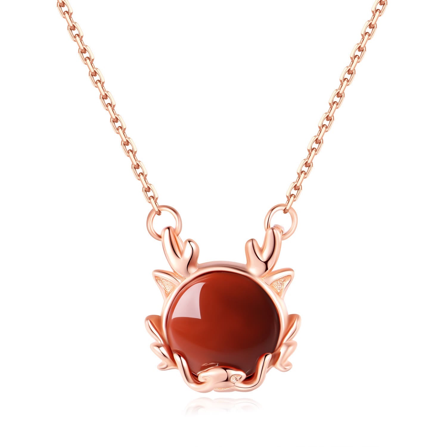 KarmaRipple's ???A Flash Sale- 925 Sterling Silver Year of the Dragon Cinnabar Red Agate Dragon Protection Bracelet Pendant Necklace Earrings Ring p8