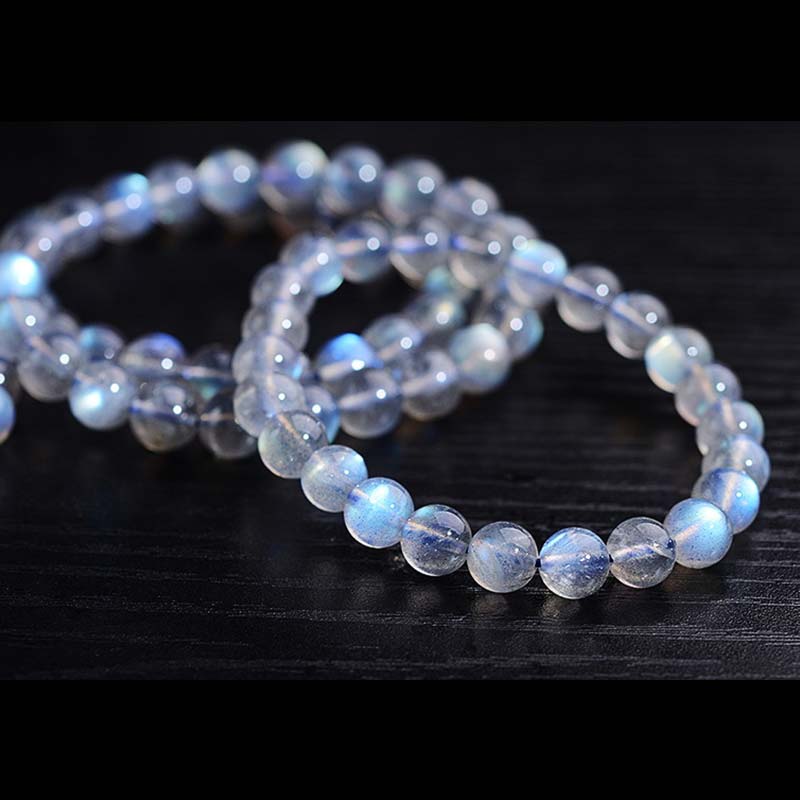 KarmaRipple's Authentic Moonstone Balancing Beadwork Bracelet p9