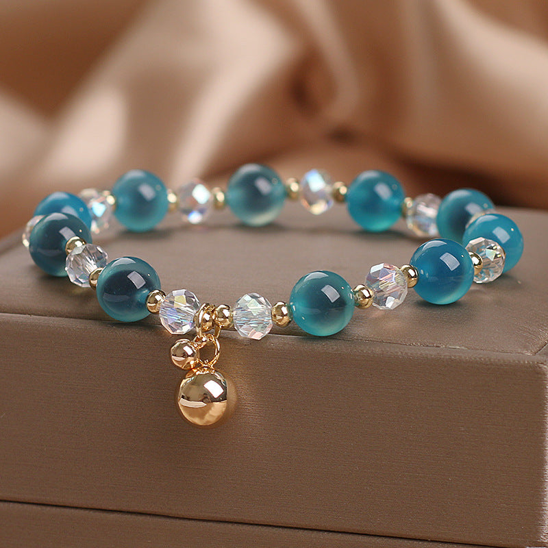 KarmaRipple's Candy Agate Balancing Balance Bead Talisman Bracelet p10