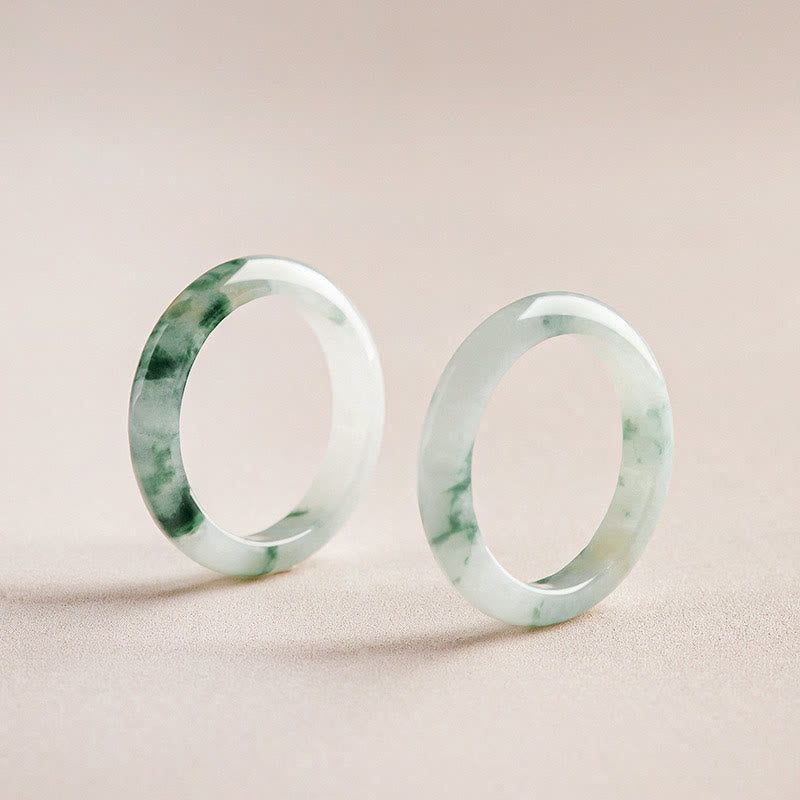 KarmaRipple's Authentic Green Jade Fortune Abundance Ring p2