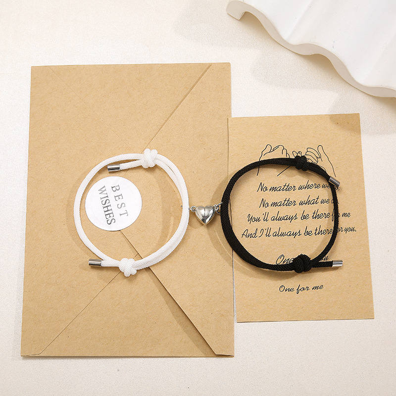 KarmaRipple's 2Pcs Love Magnetic Pair String Strength Bracelet p11
