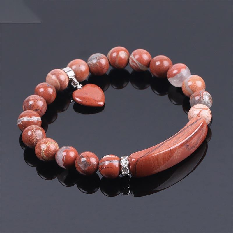 KarmaRipple's Authentic Quartz Love Heart Balancing Beadwork Bracelet p33