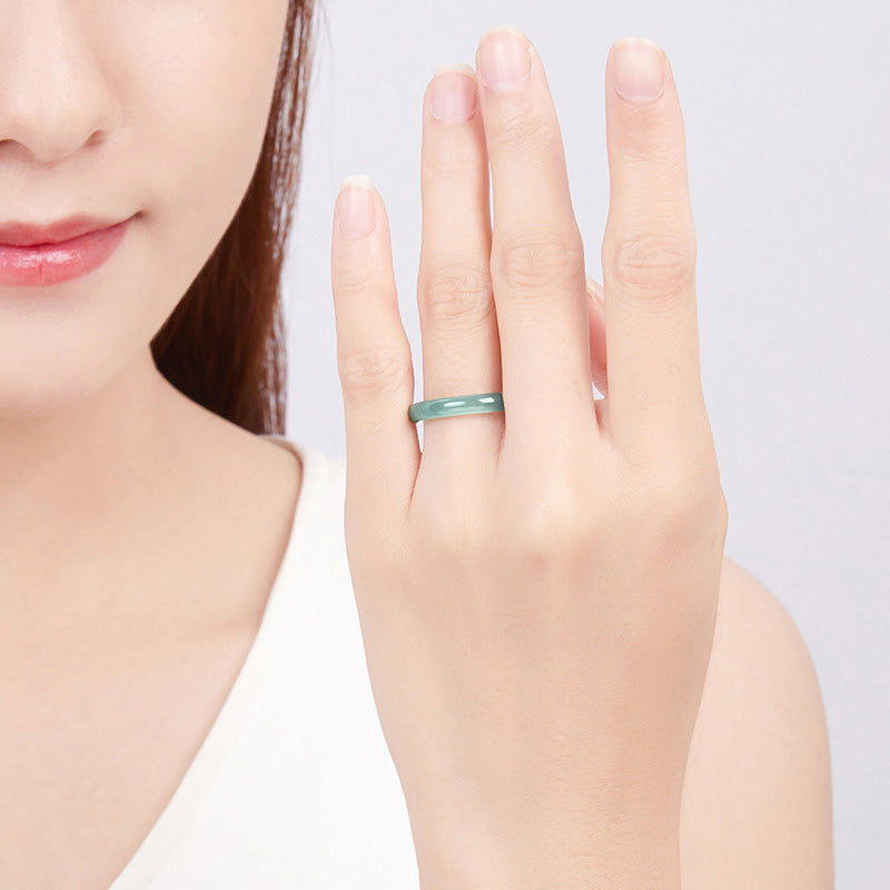 KarmaRipple's Authentic Jade Prosperity Protection Ring p5