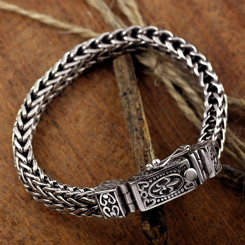 KarmaRipple's Retro Dragon Keel Woven Design Balance Balancing Bracelet p2