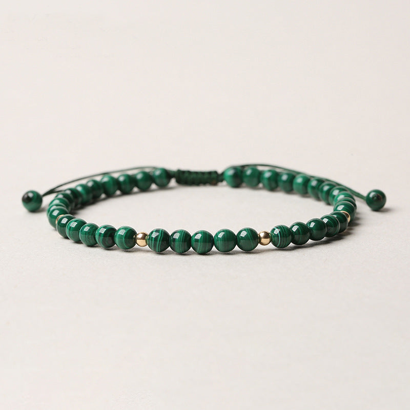 KarmaRipple's Authentic Malachite Protection Calmness String Bracelet p8