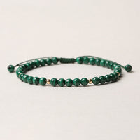 KarmaRipple's Authentic Malachite Protection Calmness String Bracelet