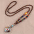 Wenge Wood&Tibetan Ornaments