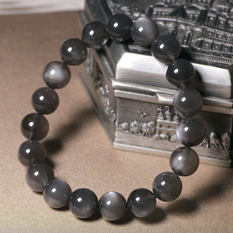 KarmaRipple's Authentic Moonstone'sitive Love Beadwork Bracelet p5