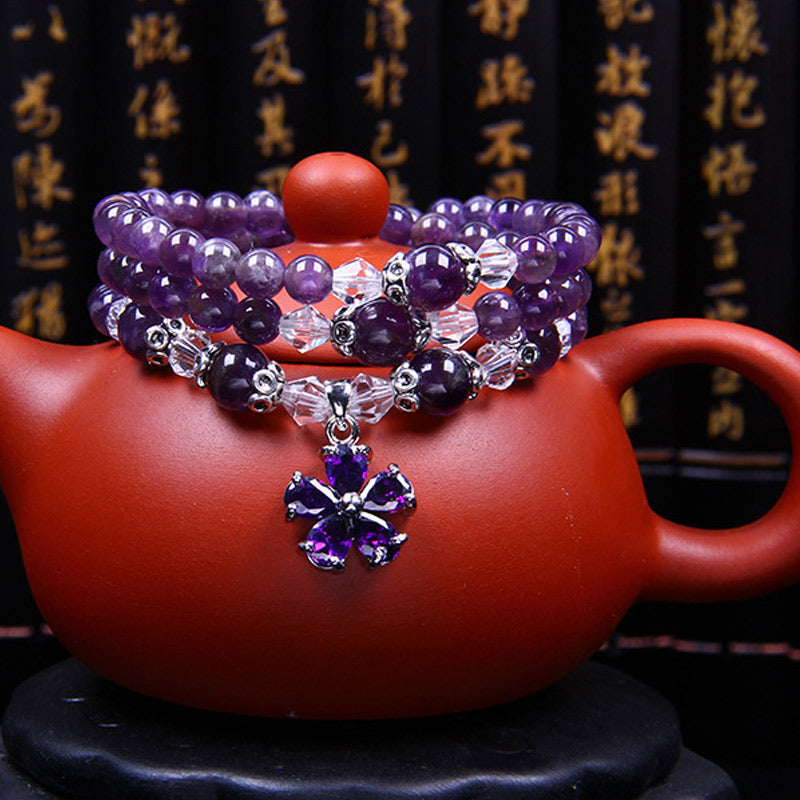 KarmaRipple's Tibetan Amethyst Blessing Bracelet p4